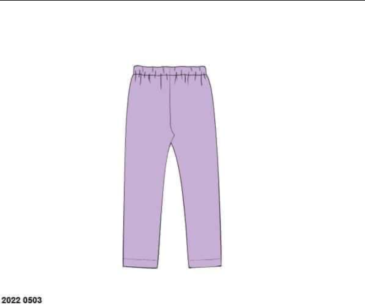 RTS: Girls Mix & Match- Knit Leggings in Lavender