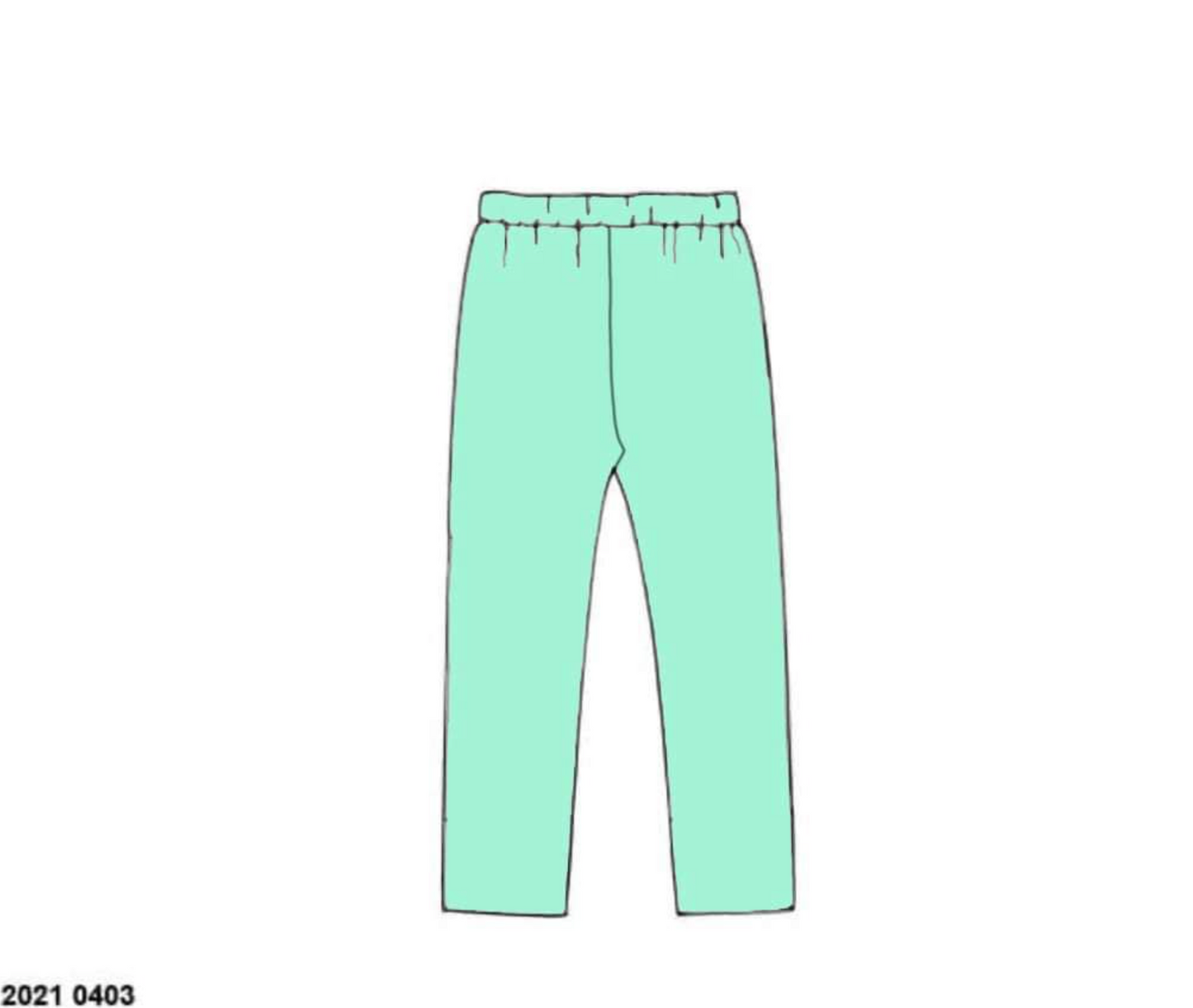 RTS: Girls Mix & Match- Knit Leggings in Mint