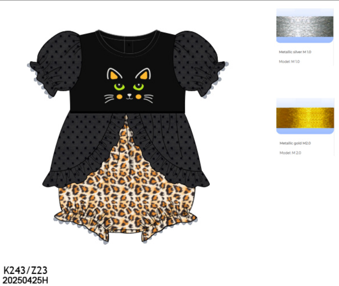 RTS: BBS Dress Up- Girls Meow Knit Bubble