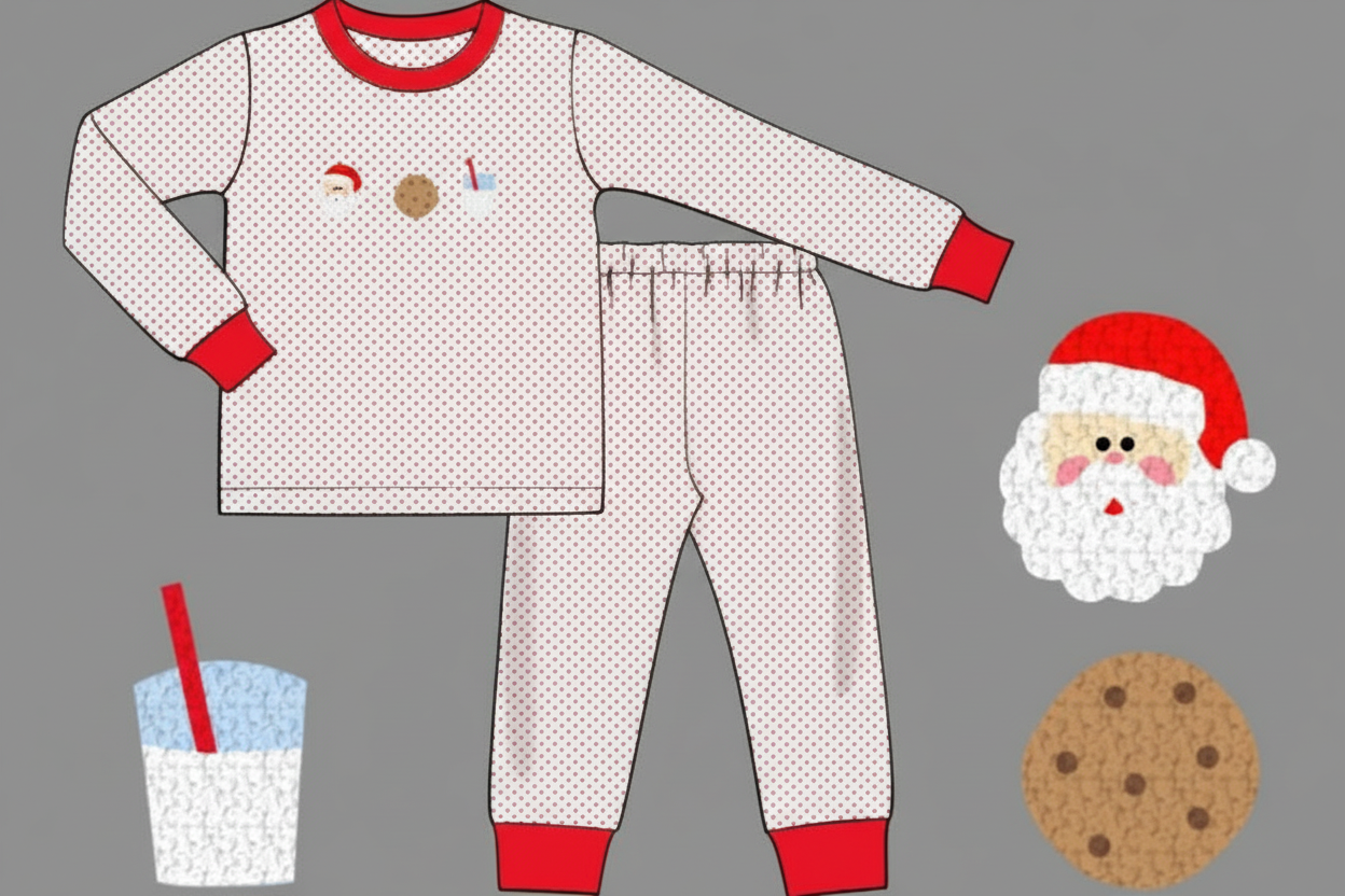 RTS: Christmas Eve- Boys 2pc Lounge Set “Banks”
