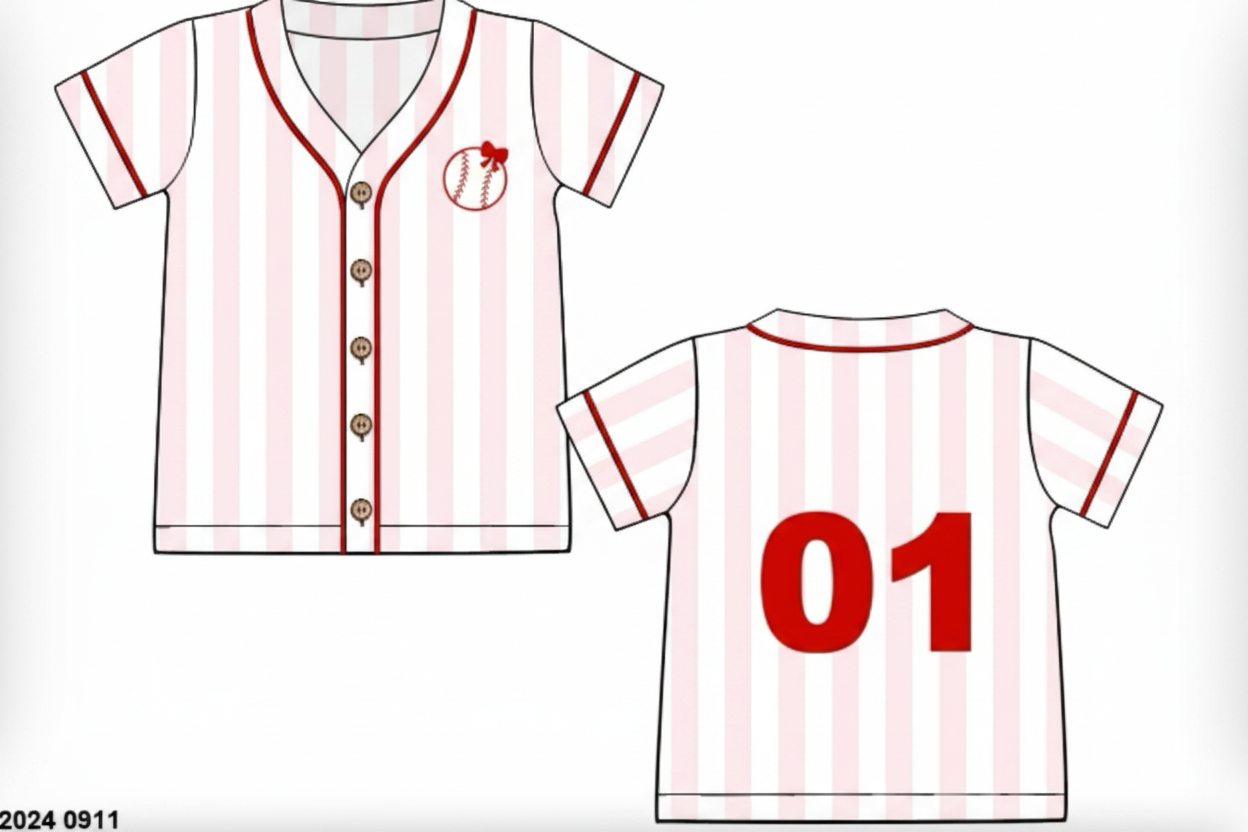 RTS: Play Ball!- Girls Knit Jersey
