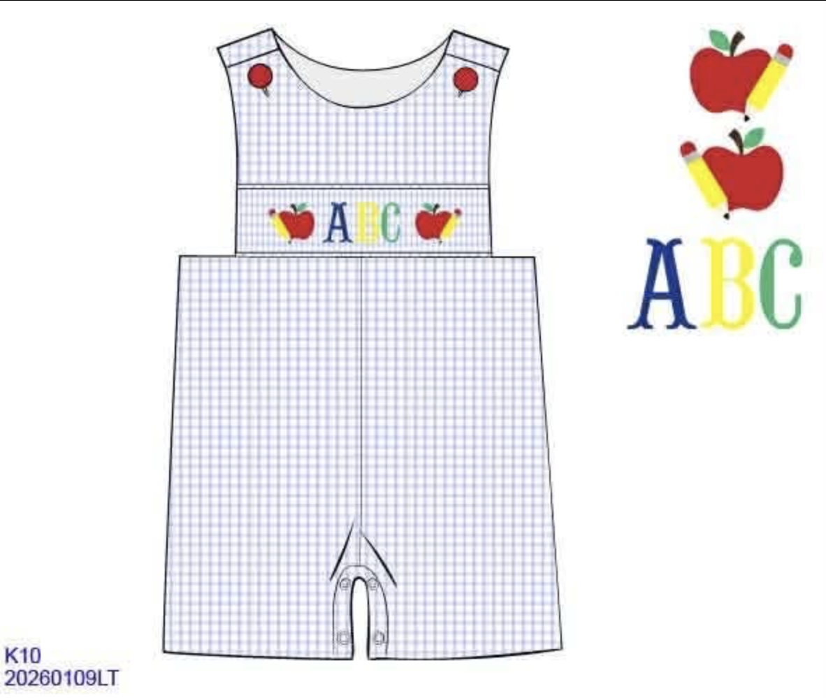 RTS: ABC 123- Boys Woven Shortall