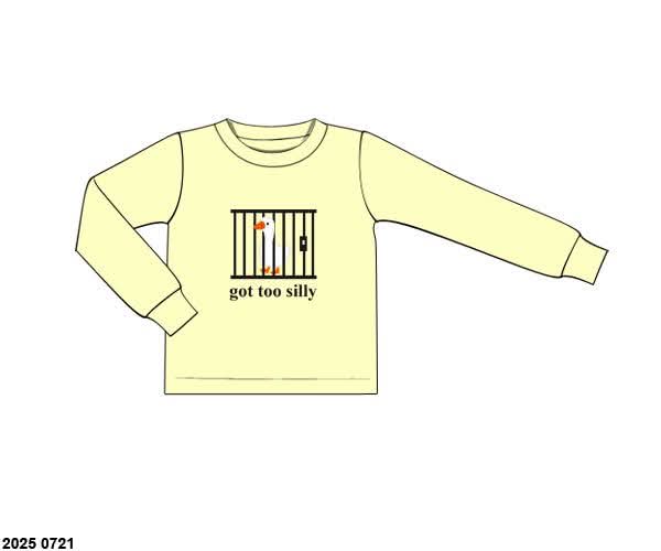 RTS: Boys Only- Silly Goose Knit Shirt