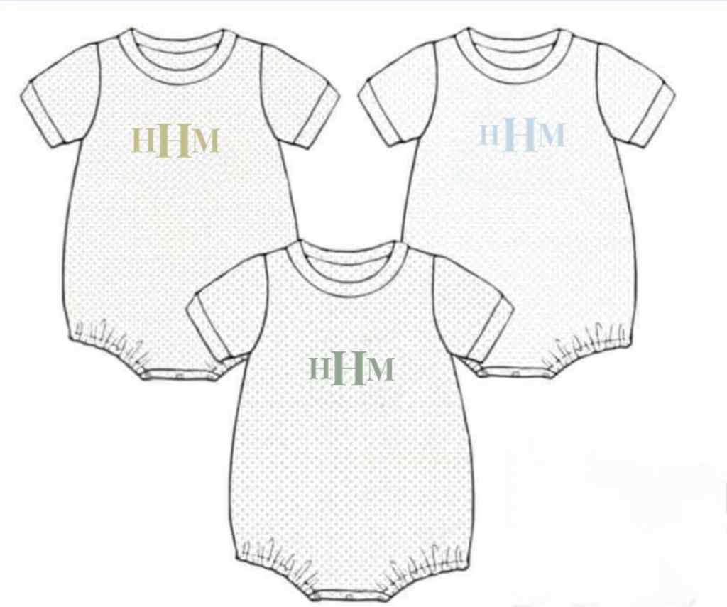 RTS:Bitty Dot & Solid Packs Boys Knit Bubbles "HHM"