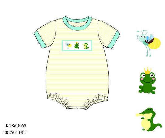 Pre Order 135: Bayou Princess- Boys Knit Smocked Bubble