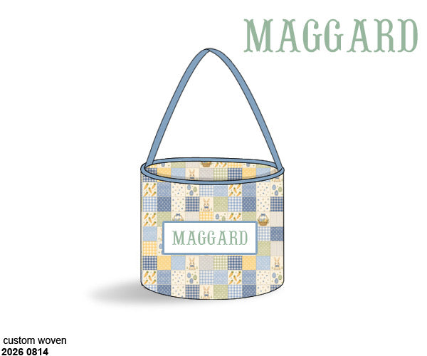 Pre Order 148: Bunny Patchwork- Boys Basket