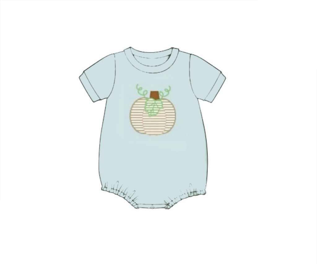 RTS: Finlee Pumpkins- Boys Knit Bubble