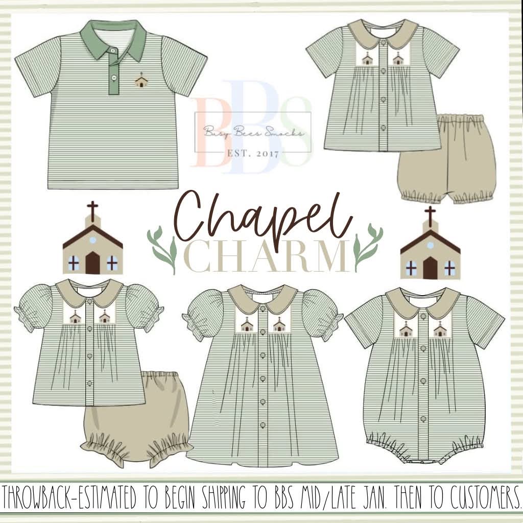 Throwback Pre Order: Chapel Charm- Girl Knit Bubble