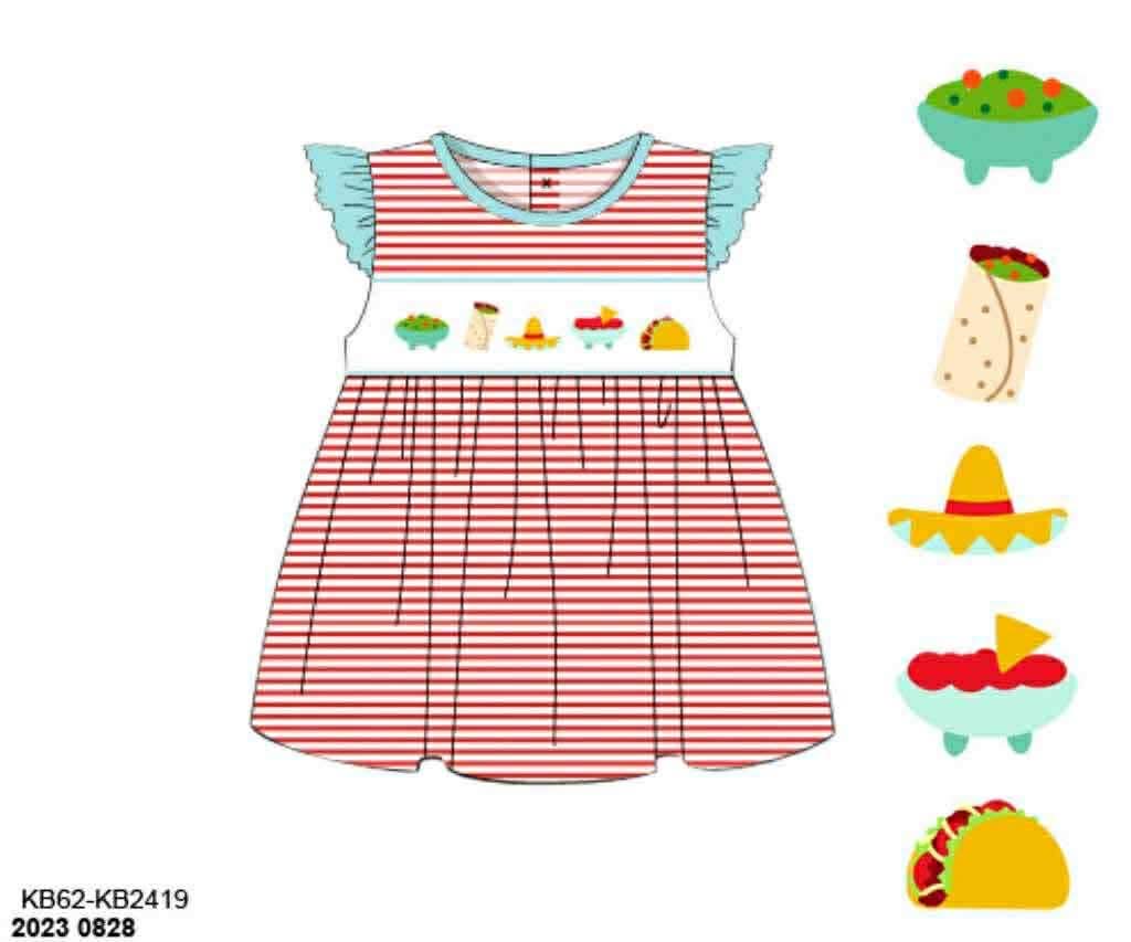 RTS: Miscellaneous Matches- Girls Smocked Fiesta Shirt