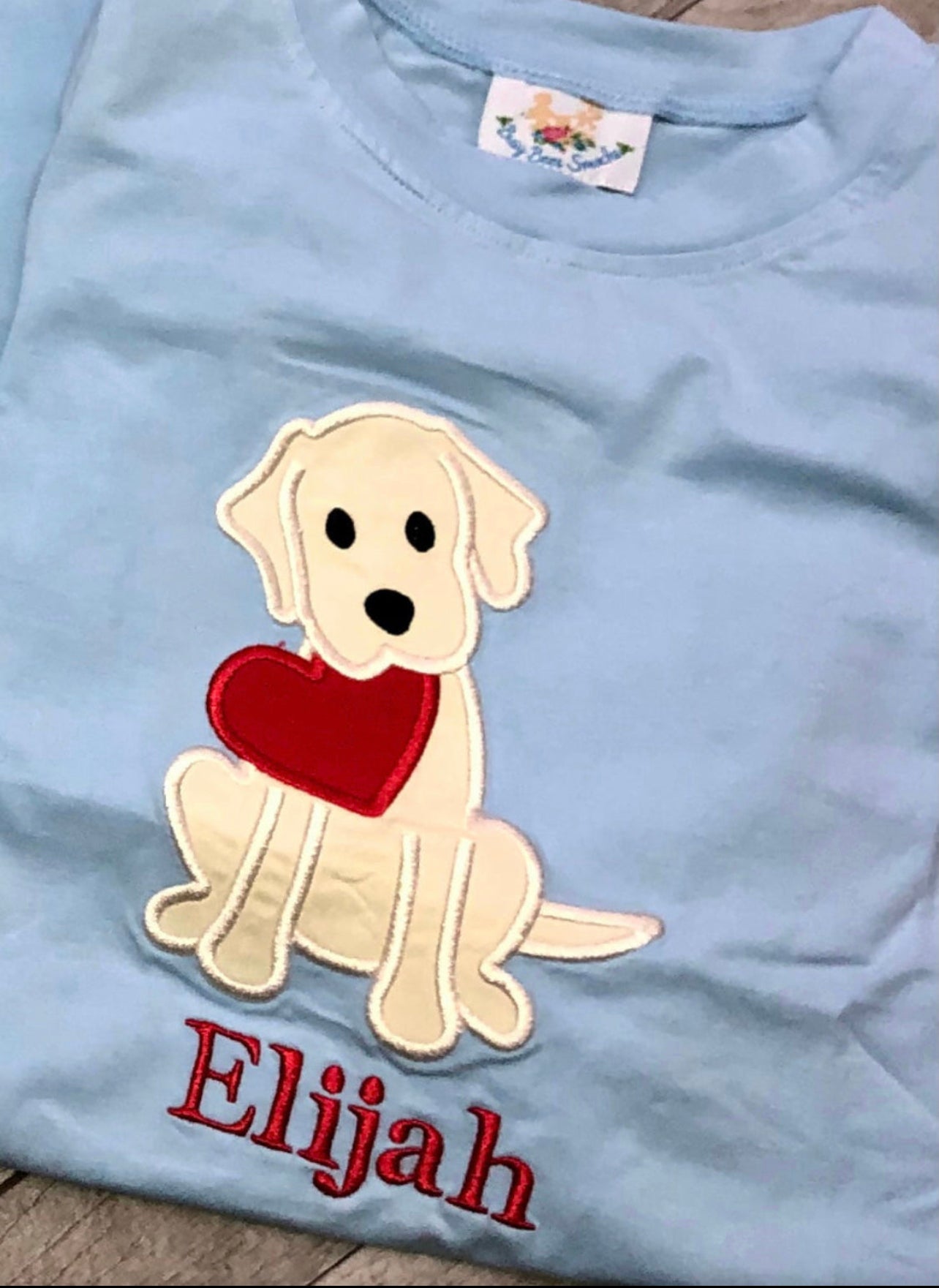 RTS: Boys Valentine Puppy Shirt “Karter” “Elijah”