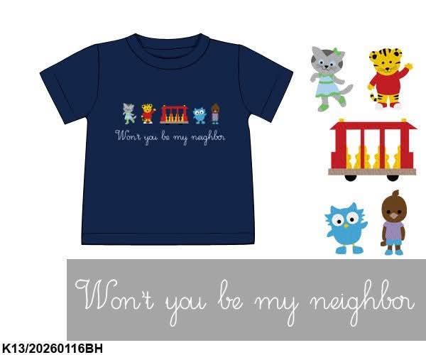 Pre Order 139: BTS Shirt Only- Boys Tiger Neighbor Knit Shirt