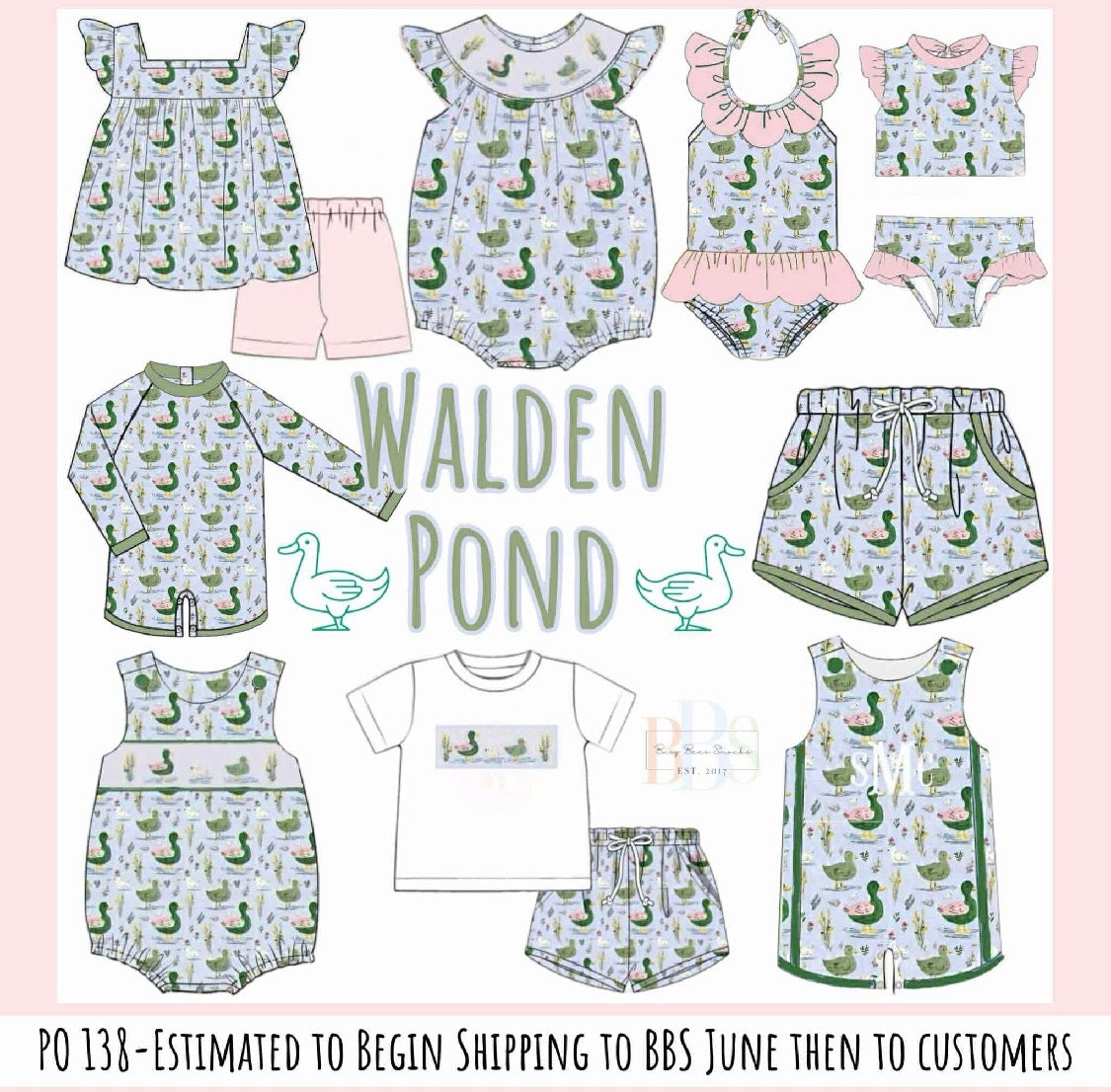 RTS: Walden Pond- Boys Woven Shortie Swim Shorts
