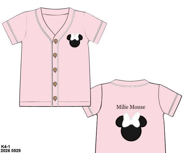 Pre Order 146: Girls Only- Mom/Mini Twoodle Appliqué Knit Jersey