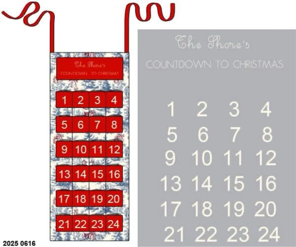 RTS: Advent Calendar- Santa Toile