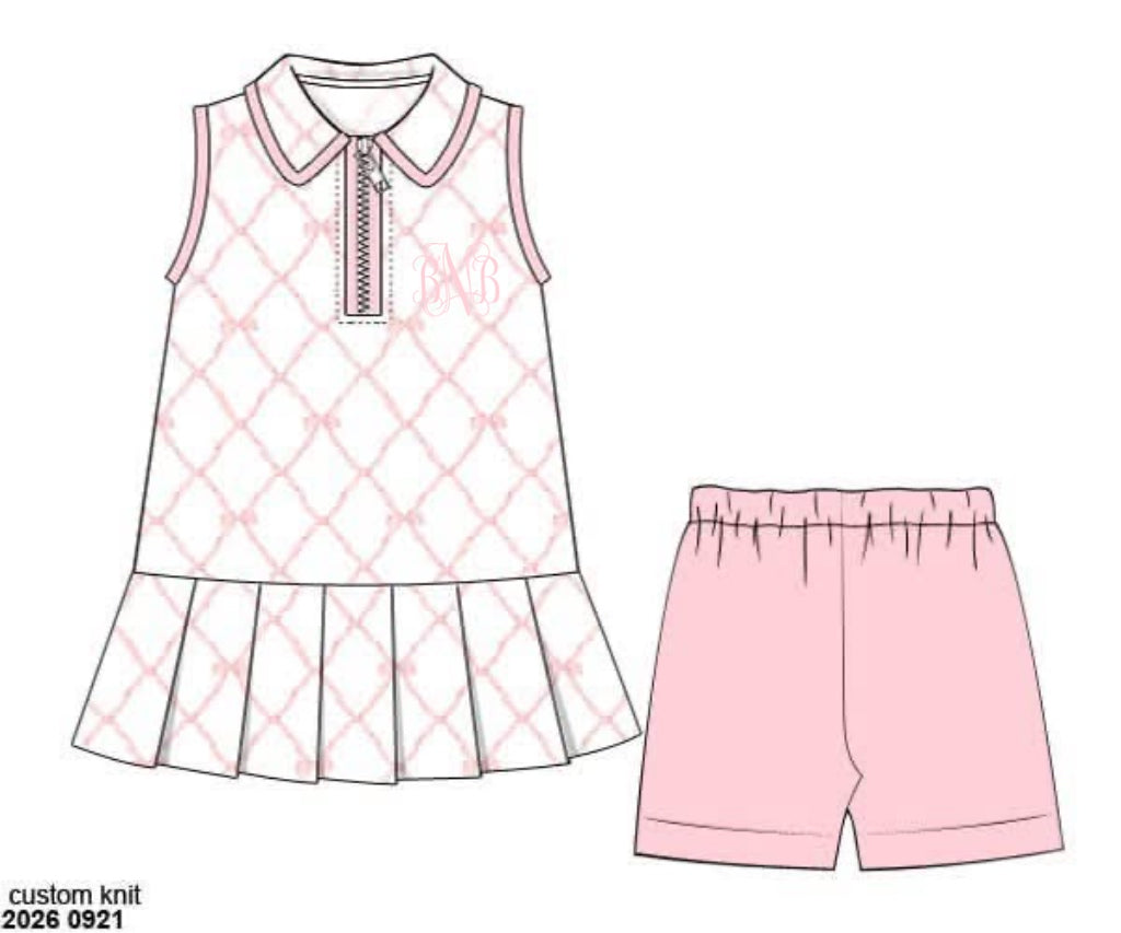 Pre Order 151: Athletic Sets & Polos- Girls Ella Beau 2pc Set