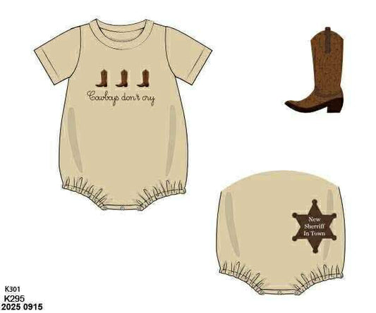 RTS: Saddle & Spur- Boys French Knot Bubble