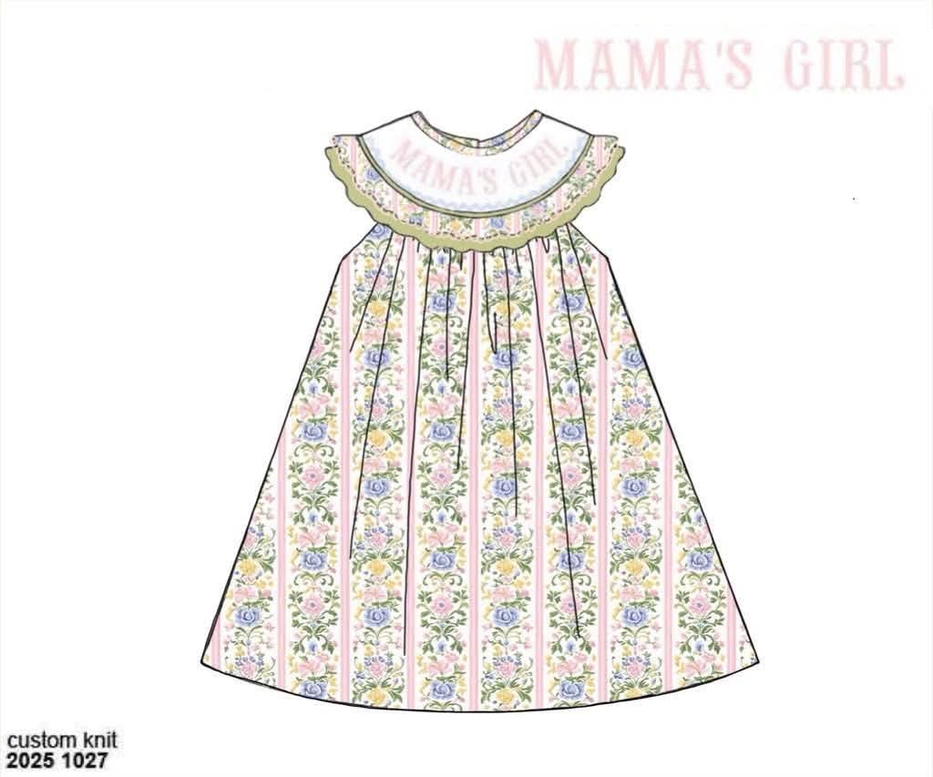 Pre Order 149: Mama’s Baby- Girls Bishop Dress