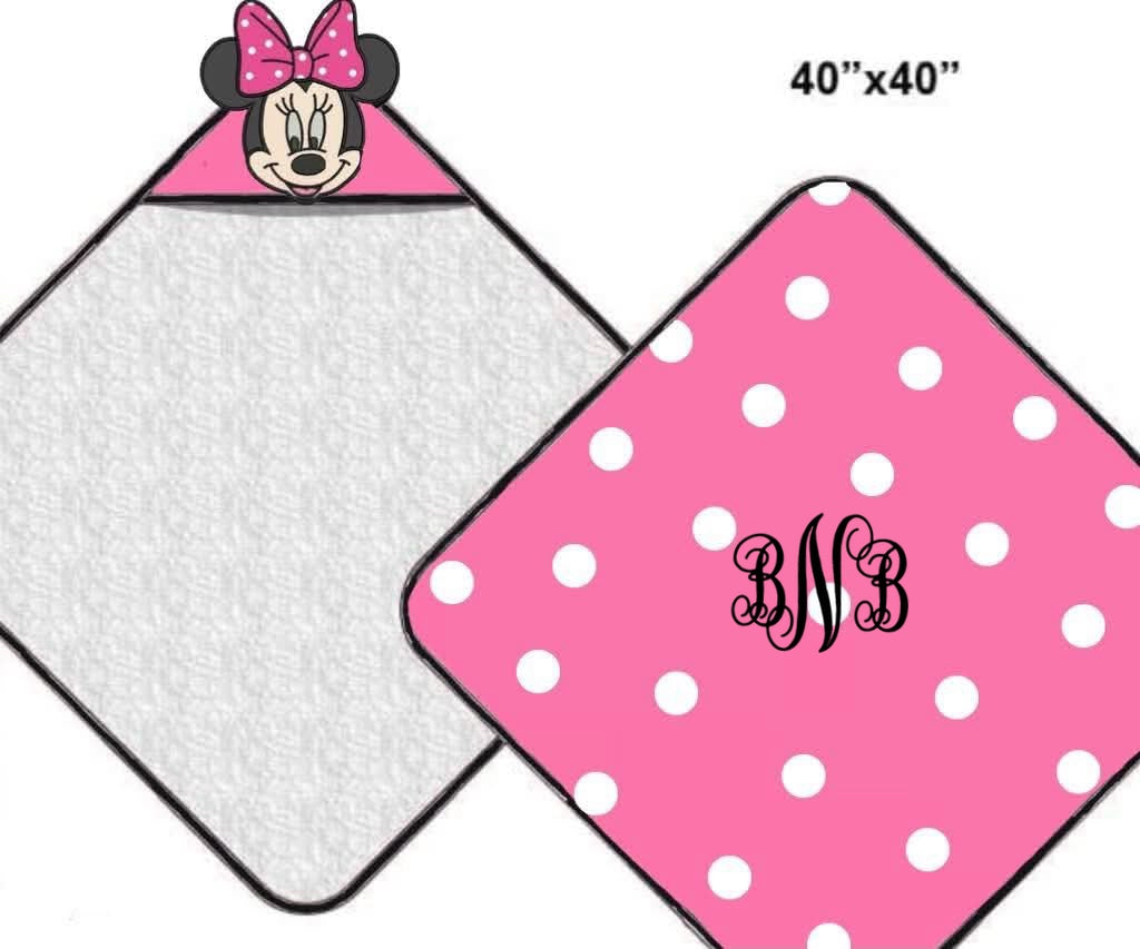 Pre Order 148: Hooded Towels- Toodles!