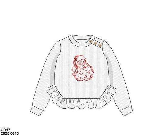 RTS: Dear Santa- Mom/Mini Embroidered Sweater