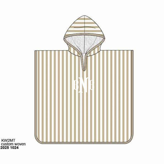 Pre Order 138: Caicos Stripe - Boys Hooded Towel