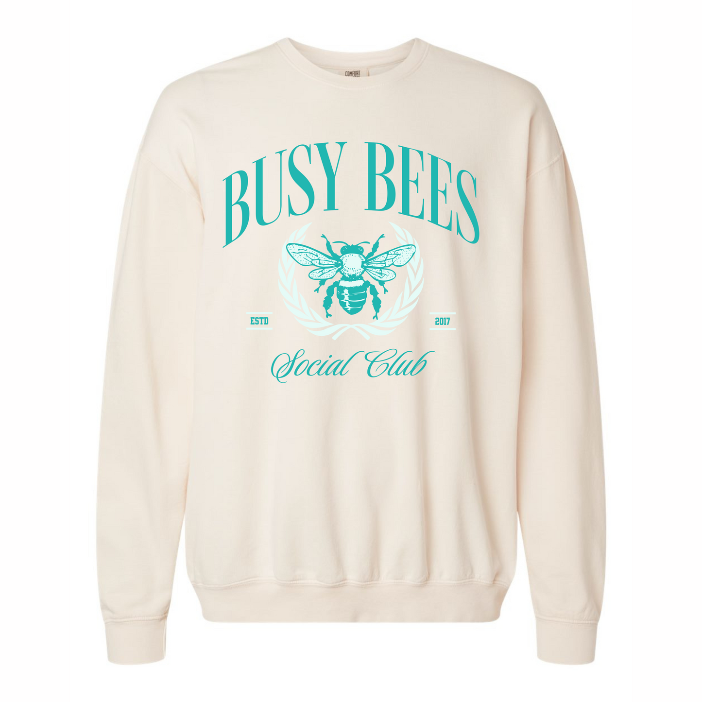 Exclusive BBS Graphic Sweatshirt- Teal Social Club