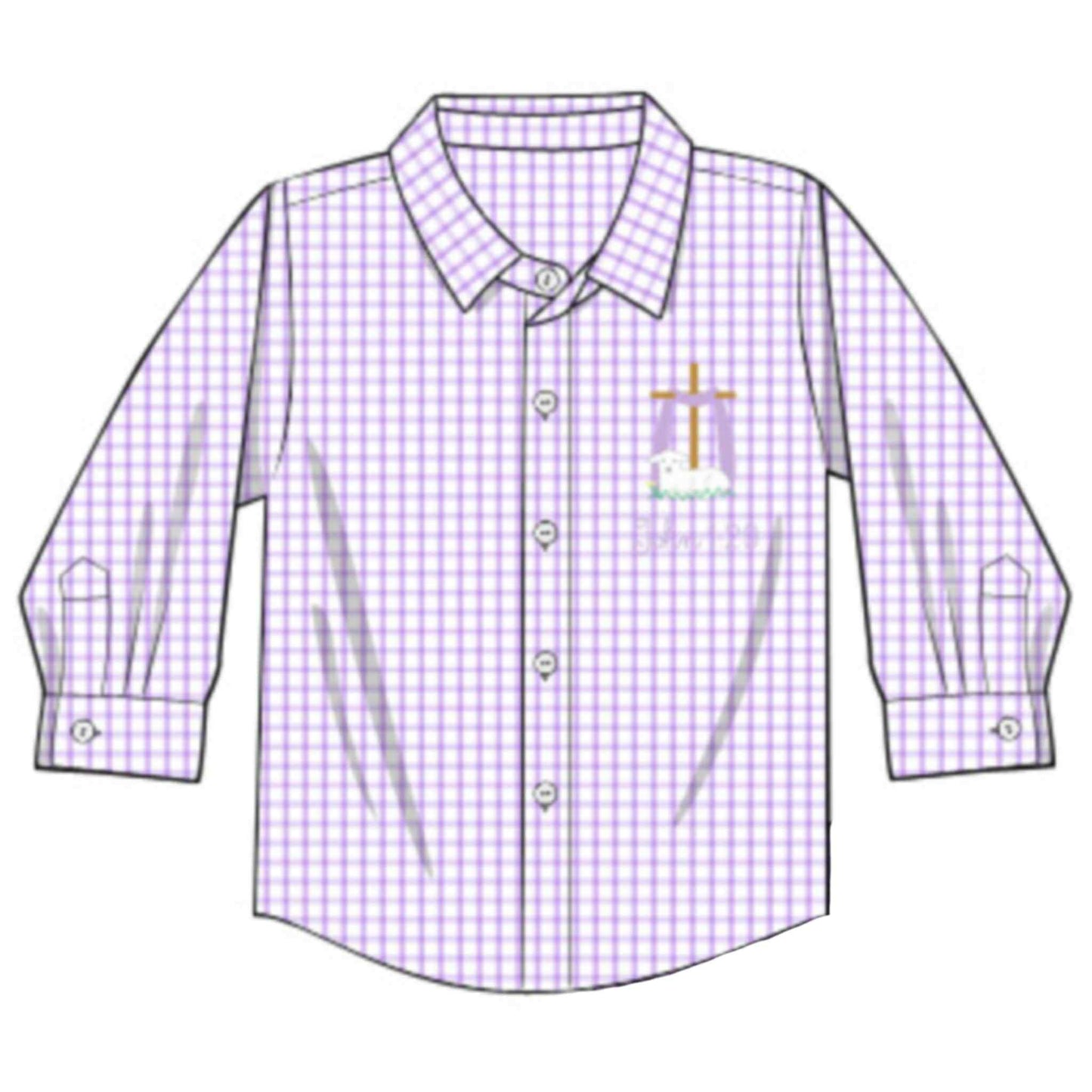 RTS: For God So Loved- Boy Woven Button Up