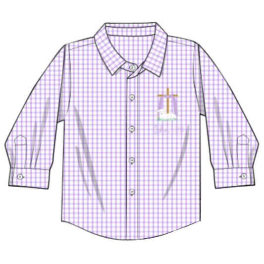 RTS: For God So Loved- Boy Woven Button Up