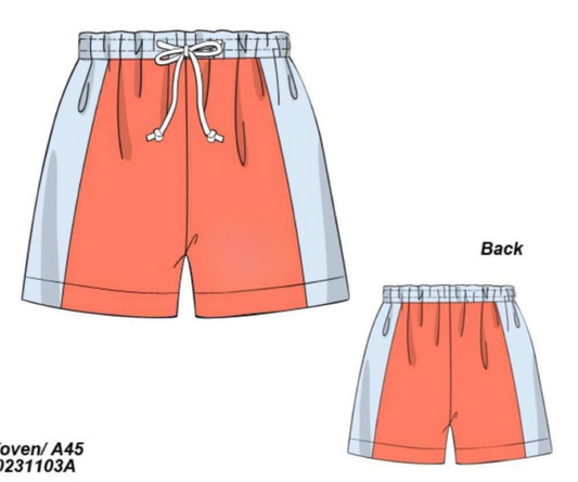 RTS: Coral Swim- Boys/Adult Woven Swim Shorts (No Monogram)