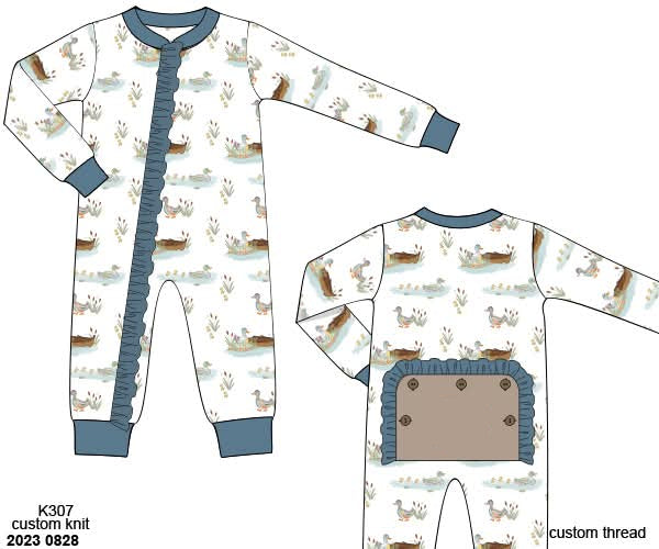 RTS: SS Busy Bees- Girls Knit 1pc Lounge