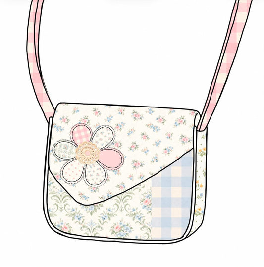 Honey 3: Homestead- Flowers: Girls Floral Woven Purse