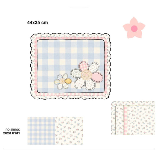 Honey 3: Homestead- Flower: Appliqué Woven Pillow Sham