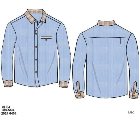 Pre Order 141: Will Anders- Dad Corduroy Button Up Shirt