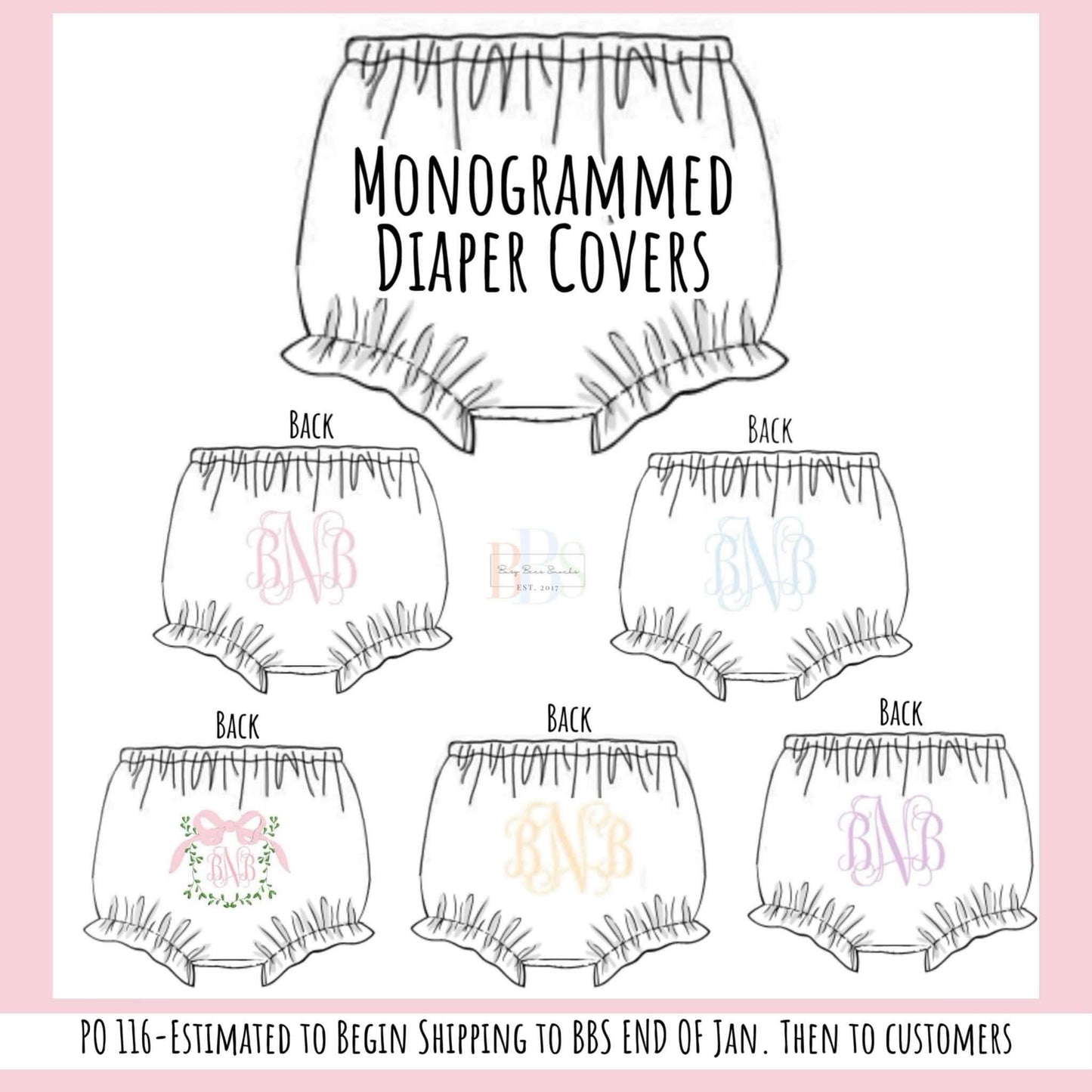 RTS: Monogram Bloomers - Crest