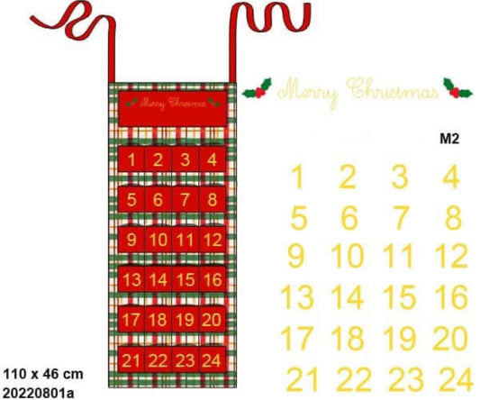 RTS: Advent Calendar- Christmas Plaid
