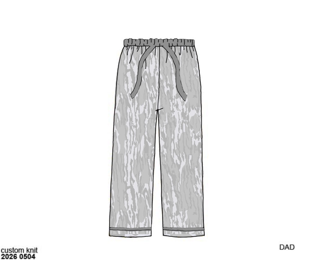 Camo Craze Flash Presale: Lounge- Dad/Mini Birch Bamboo Lounge Pant