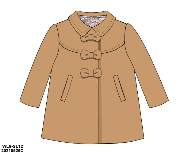 RTS: Winter Outerwear- Mom/Mini Tan Peacoat
