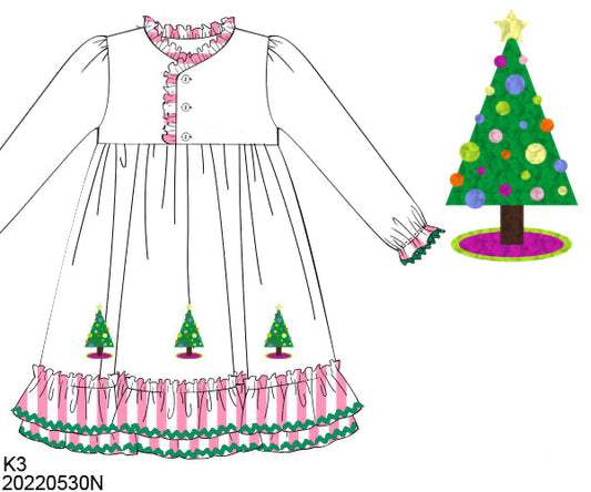 RTS: Fun Lounge- French Knot Trees Girls Gown