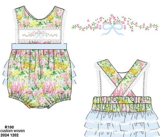 RTS: Calloway Cove- Girls Knit Bubble