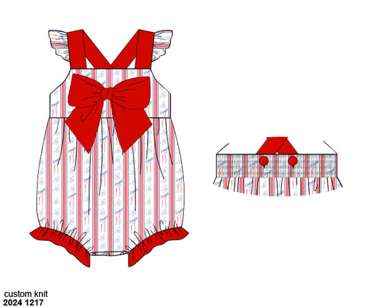 RTS: Liberty Anthem- Girls Knit Bubble