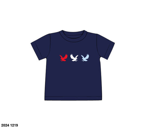 RTS: Merica’ Eagles - Embroidered Shirt