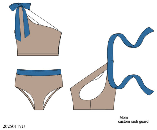 RTS: Driftwood Swim- Mom 2pc Rash Guard