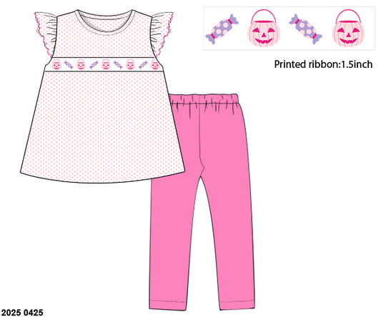 RTS: Sweet Tooth- Girls Knit Legging Set