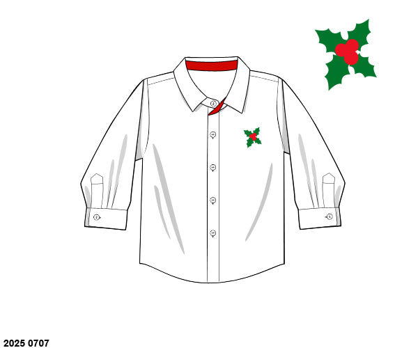 RTS: Holly Floral- Dad/Mini Button Up Shirt