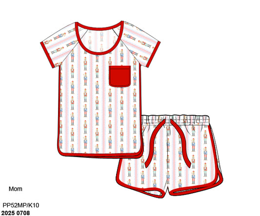 RTS: Nutcracker Nights- Mom/Mini 2pc Knit Lounge Set