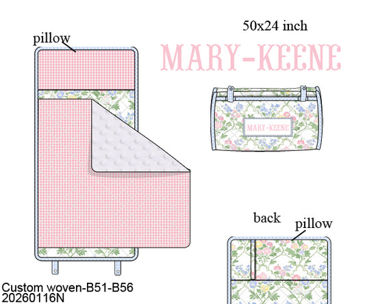 Pre Order 139: Mary-Keene Floral- Smocked Napmat
