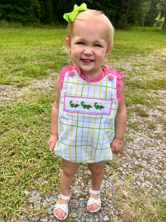 RTS: Later Gator- Girls Knit Bubble