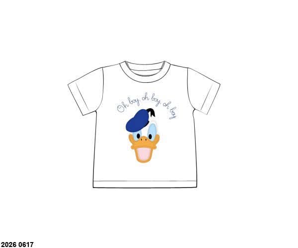 Pre Order 146: Characters- Boys Oh Boy! Appliqué Knit Shirt
