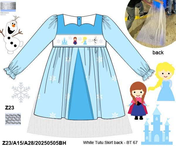 RTS: BBS Dress Up- Girls Ice Princess Dress
