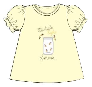 Throwback Pre Order: Light of Mine- Girls Knit Shirt