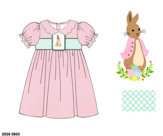 Special Pricing 2.0: Peter Rabbit- Girls Smocked Woven Dress